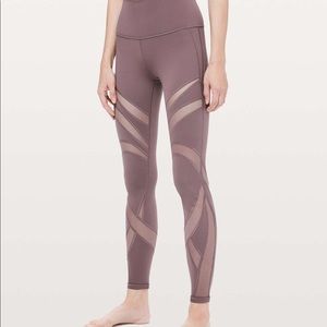 Sz 4 Lululemon Wunder Under High-Rise legging Mesh